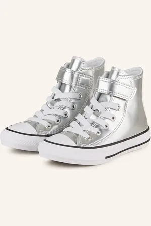 Converse Vysoké Sneakersy Chuck Taylor All Star stříbrná