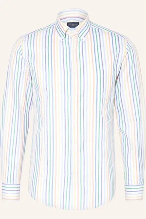 Paul & Shark Košile Slim Fit bílá modrá zelená