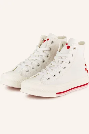 Converse Vysoké Sneakersy Chuck Taylor All Star bílá světle růžová růžová