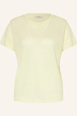 Dorothee Schumacher Úpletové Tričko Natural Ease tmavě žlutá