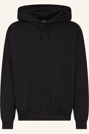 Y-3 Oversized Mikina S Kapucí Gfx černá bílá