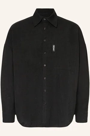 WRSTBHVR Košile Paulo Comfort Fit Se Lnem černá