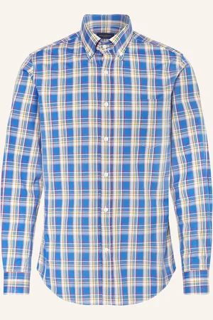 Paul & Shark Košile Slim Fit modrá tmavě žlutá červená