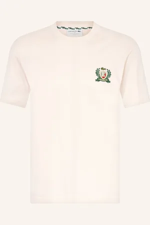 Lacoste Tričko krémová