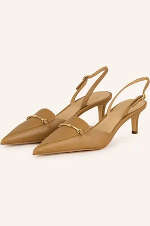 Michael Kors Slingpumps S Otevřenou Patou Lena velbloudí