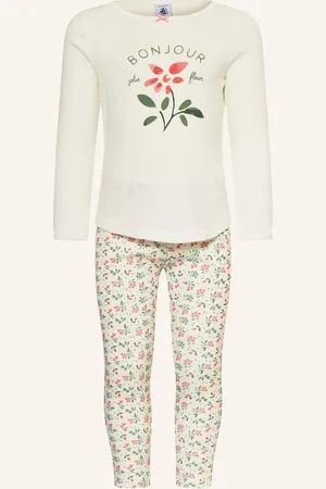 Petit Bateau Pyžamo režná zelená červená
