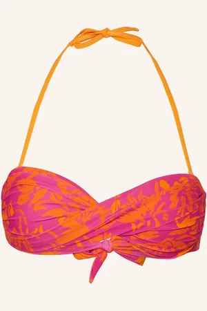 Banana Moon Bandeau Horní Díl Bikin Althea Boro růžová oranžová
