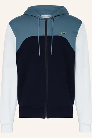 Lacoste Mikinová Bunda tmavě modrá tmavě modrá petrolejová
