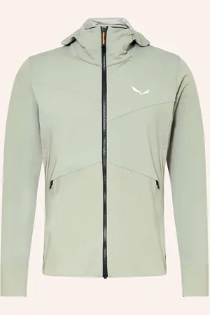 Salewa Bunda Midlayer Puez Alpine Merino Durastretch světle zelená