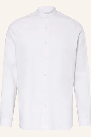 PAUL Košile Comfort Fit Se Lnem bílá