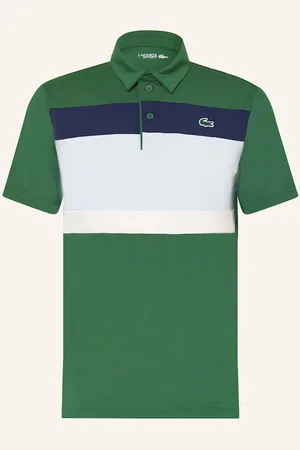 Lacoste Funkční Polokošile tmavě zelená tmavě modrá tmavě modrá