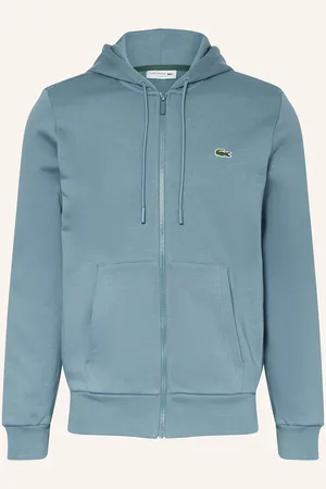 Lacoste Mikinová Bunda černošedá
