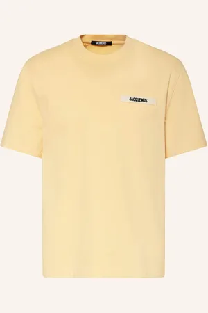 Jacquemus Tričko Le Tshirt Gros Grain béžová