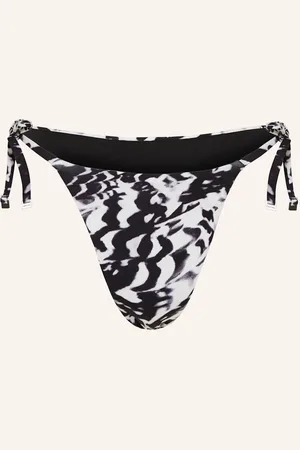Calvin Klein Trojúhelníkové Bikinové Kalhotky Ck Essentials černá bílá šedá