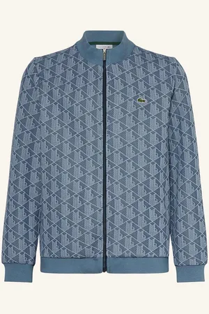 Lacoste Žerzejová Bunda modrá