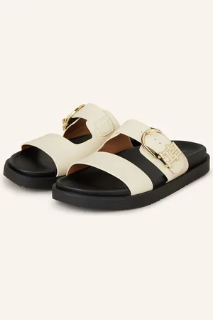 Tommy Hilfiger Pantofle krémová