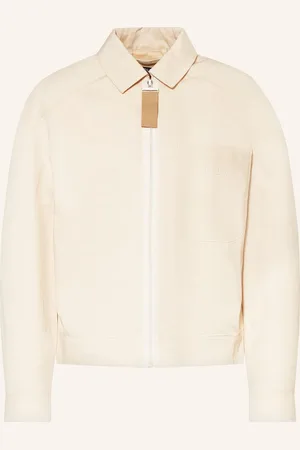 Jacquemus Kabátek Le Blouson Linu béžová