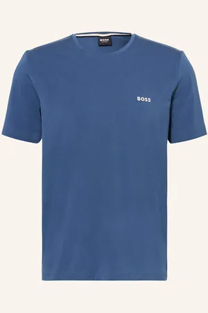 HUGO BOSS Pyžamové Tričko Mix&Match modrá
