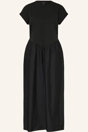 AllSaints Šaty Frankie Ze Směsi Materiálů černá