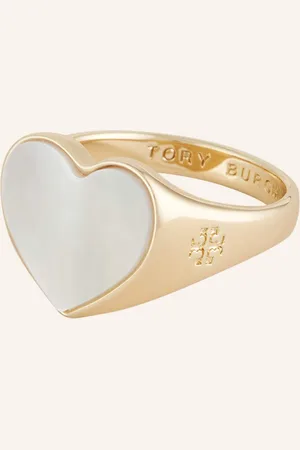 Tory Burch Prsten zlatá bílá