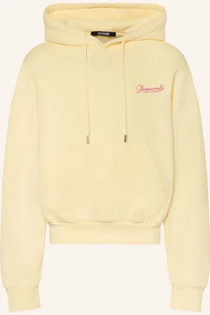 Jacquemus Mikina S Kapucí Le Hoodie Corto žlutá