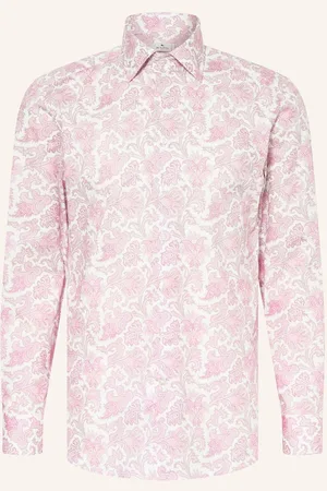 Etro Košile Regular Fit bílá růžová světle růžová