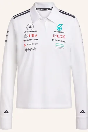 adidas Žerzejová Polokošile Mercedes - Amg Petronas Formula One Team bílá