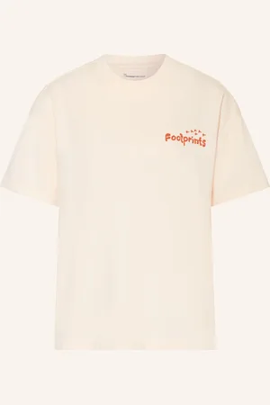 Knowledge Cotton Apparal Tričko režná tmavě oranžová