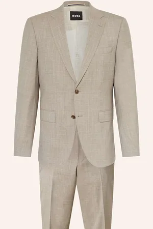 HUGO BOSS Oblek Jeckson Regular Fit béžová