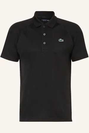 Lacoste Funkční Polokošile černá