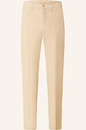 HUGO BOSS Chino Kalhoty Commuter Slim Fit béžová