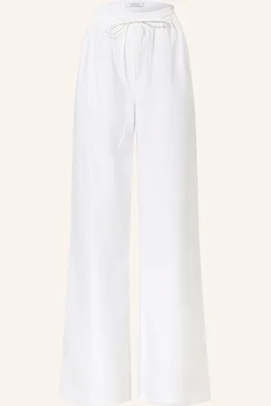 Dorothee Schumacher Marlene Kalhoty Poplin Power bílá