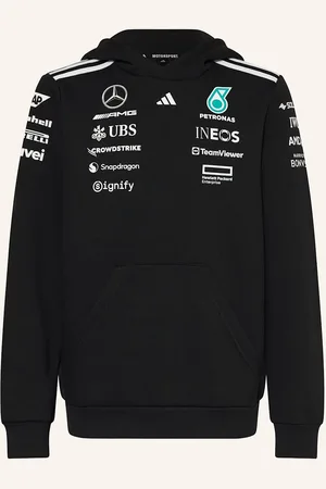 adidas Mikina S Kapucí Mercedes - Amg Petronas Formula One Team černá