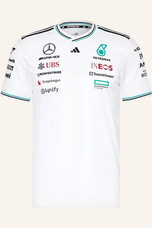 adidas Tričko Mercedes - Amg Petronas Formula One Team Driver bílá černá