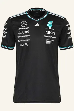 adidas Tričko Mercedes - Amg Petronas Formula One Team Driver černá bílá