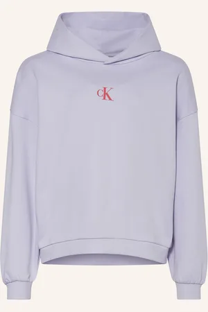 Calvin Klein Mikina S Kapucí světle fialová