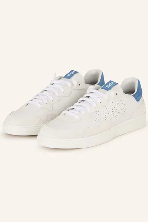 P448 Sneakersy vert14 režná modrá