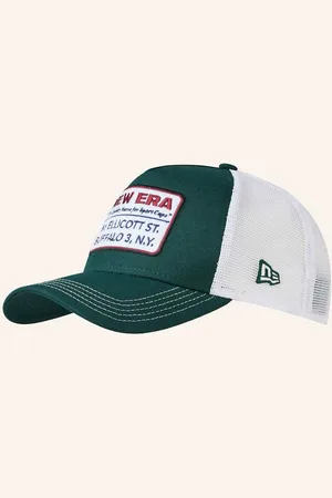 New Era Kšiltovka Ne Vintage Trucker tmavě zelená bílá