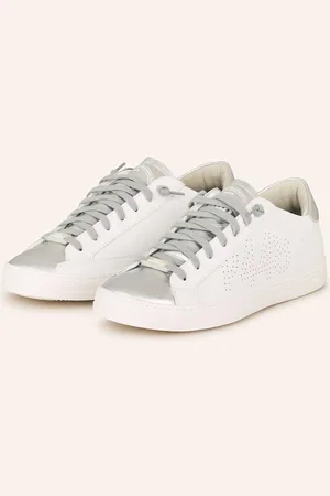 P448 Sneakersy Corjohn bílá stříbrná