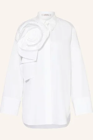Dorothee Schumacher Košilová Halenka Poplin Power bílá