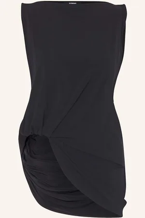 Jacquemus Halenkový Top Le Haut Peplo Top S Průstřihem černá