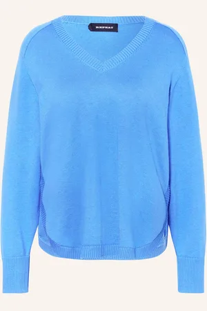 REPEAT cashmere Svetr modrá