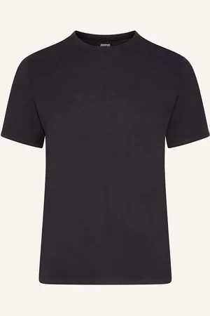 SKIMS Pyžamové Tričko Cotton černá