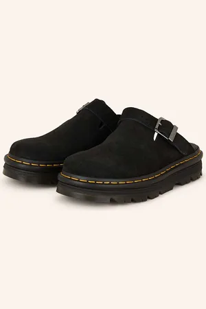 Dr. Martens Mules Na Platformě Zebzag černá