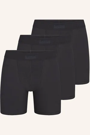 SKIMS Boxerky Cotton, 3 Kusy V Balení černá