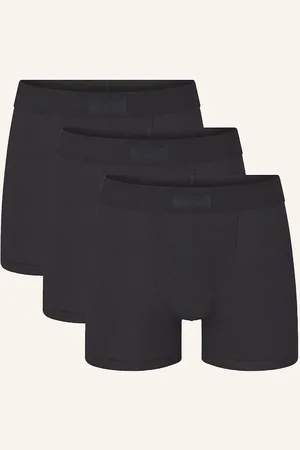 SKIMS Boxerky Cotton, 3 Kusy V Balení černá