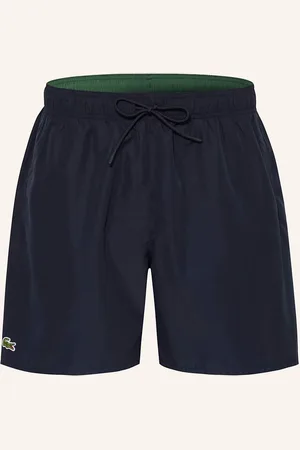 Lacoste Koupací Šortky tmavě modrá zelená