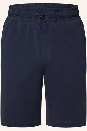 JOY SPORTSWEAR Šortky Z Mikinové Látky Jannis S Galonovými Pruhy tmavě modrá