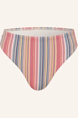 Cyell High Waist Bikinové Kalhotky Color Dash růžová petrolejová tmavě žlutá