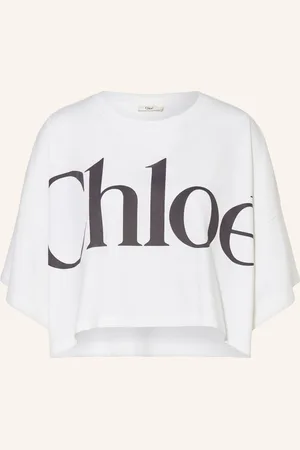 Chloé Cropped Tričko režná